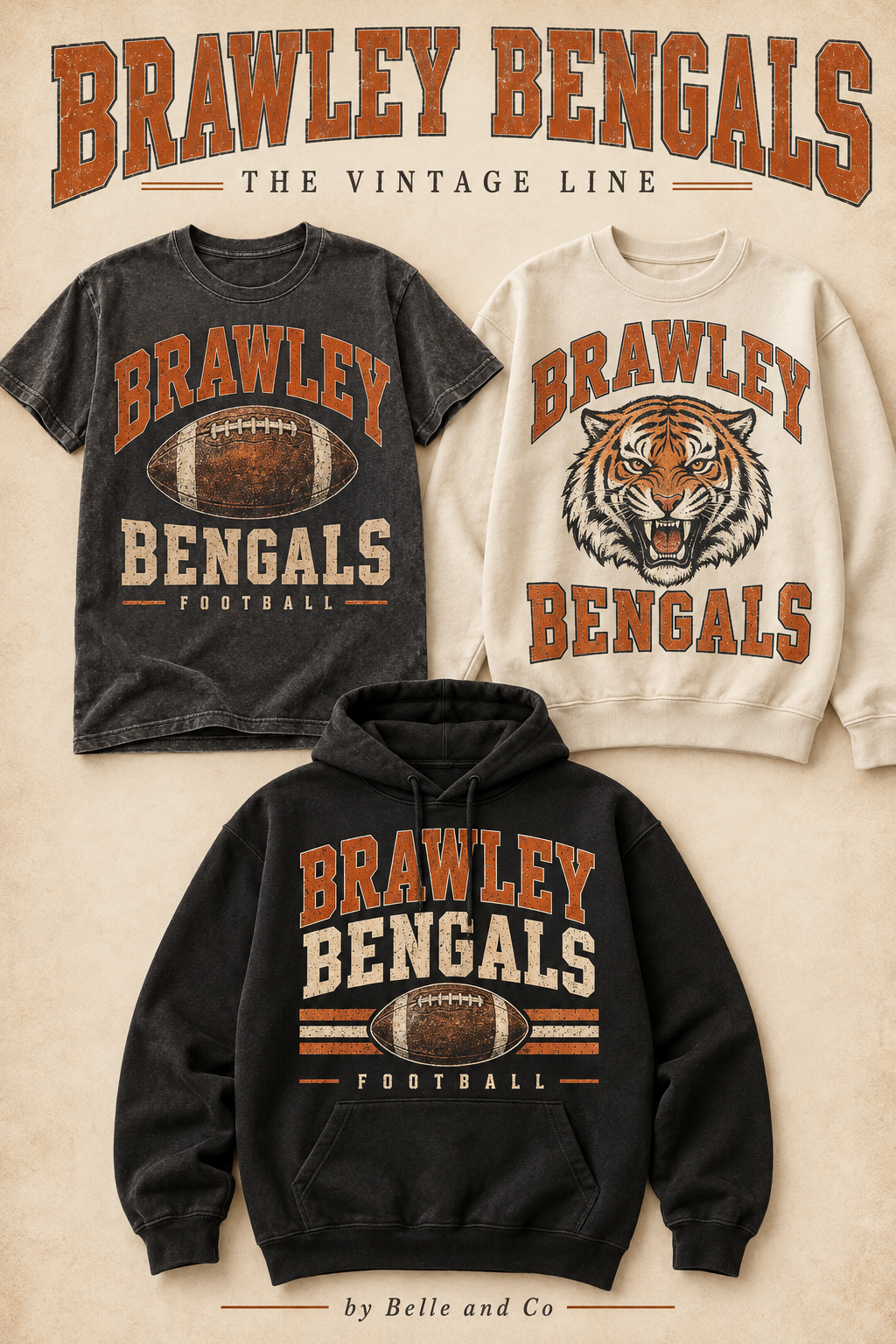 Brawley Bengals Vintage Line