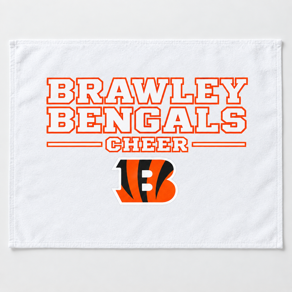 PREORDER BRAWLEY BENGALS CUSTOMIZED TEAM RALLY TOWELS