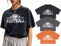 Brawley Bengals Women's Oversized Vintage Crop Tee