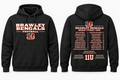 PREORDER TEAM ROSTER HOODIES BRAWLEY BENGALS