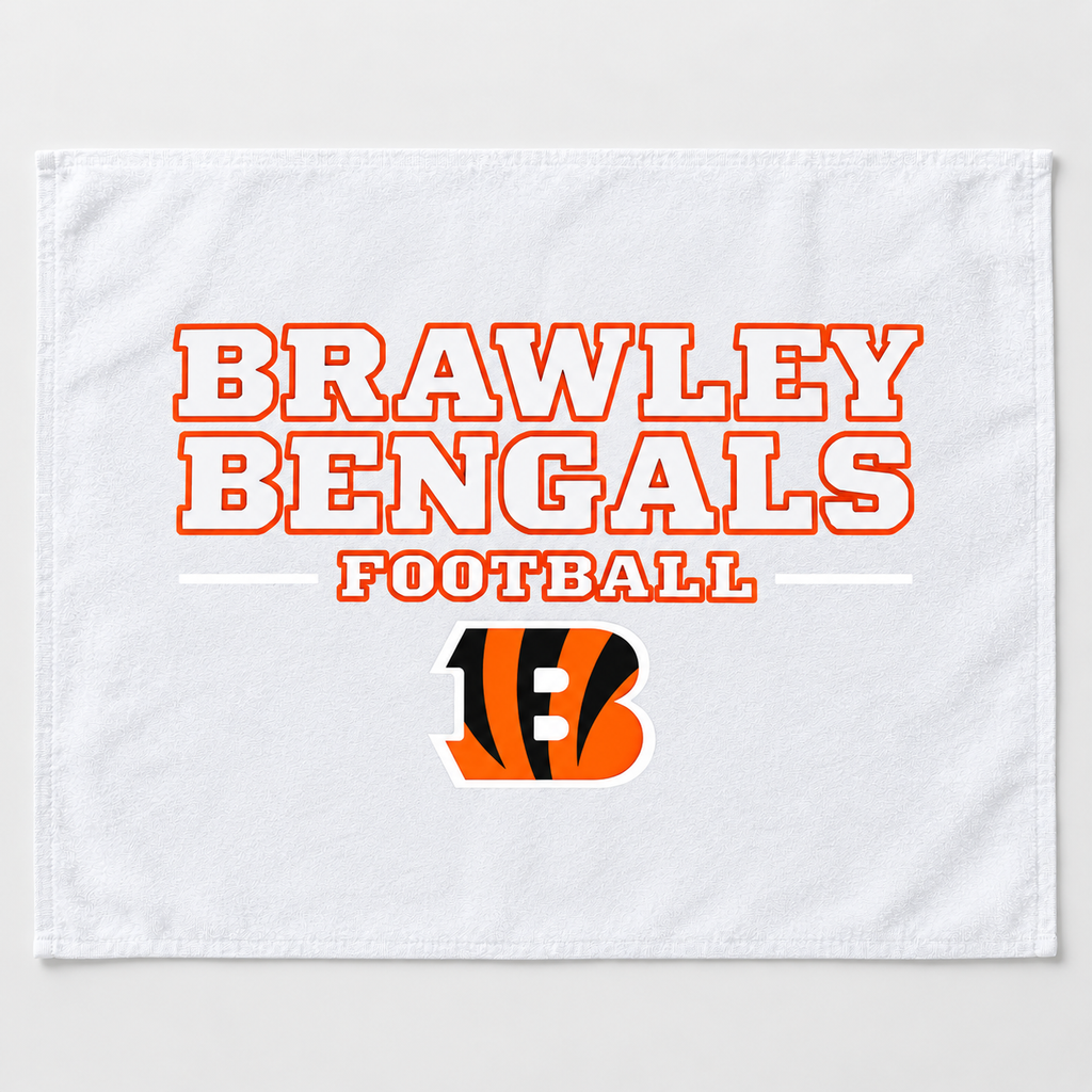 PREORDER BRAWLEY BENGALS CUSTOMIZED TEAM RALLY TOWELS