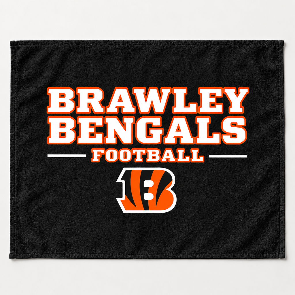 PREORDER BRAWLEY BENGALS CUSTOMIZED TEAM RALLY TOWELS