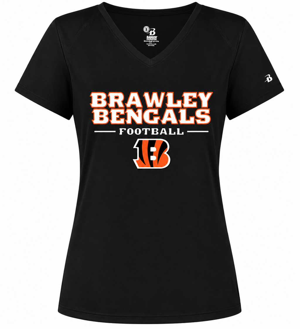 Ladies Brawley Bengals B-Core V-Neck Tee