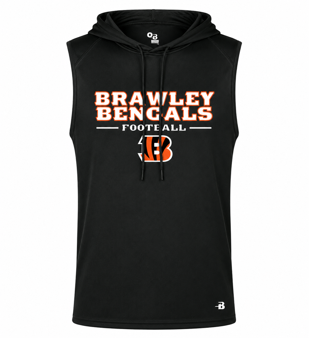 Adult Brawley Bengals B-Core Sleeveless Hoodie
