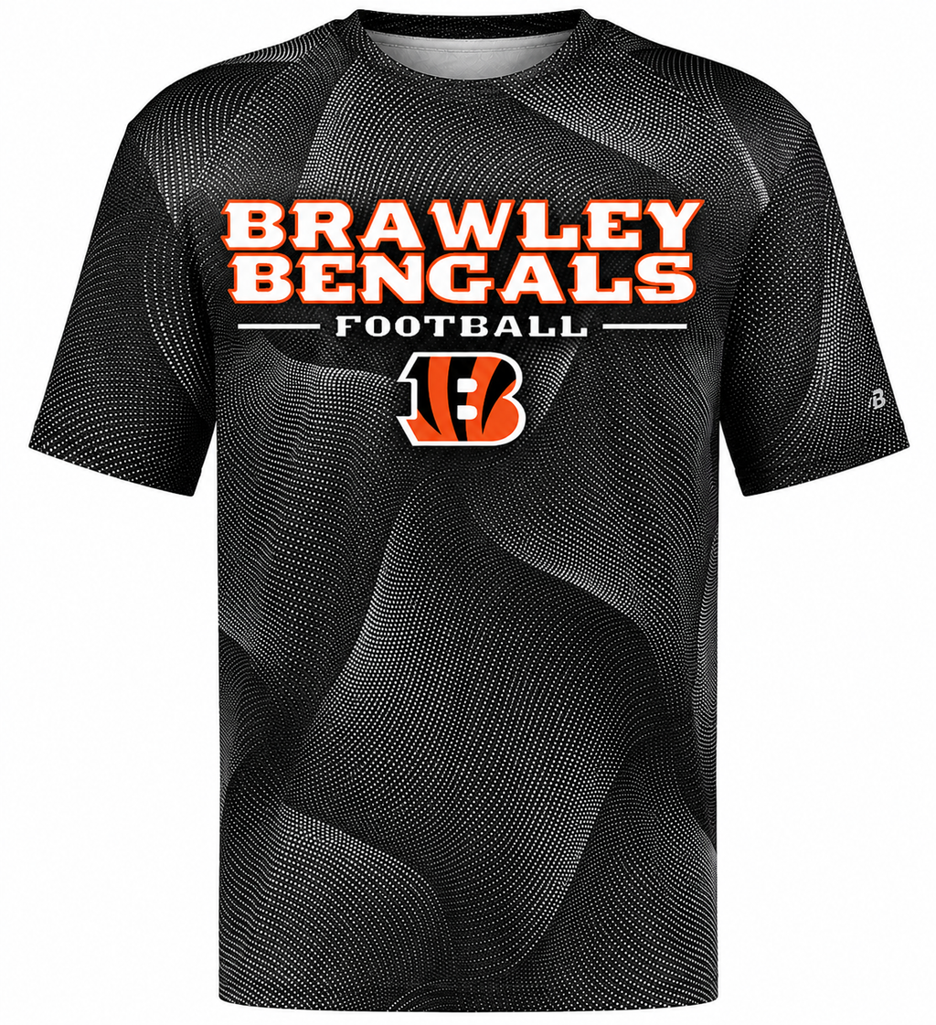 Youth Brawley Bengals Warp Tee