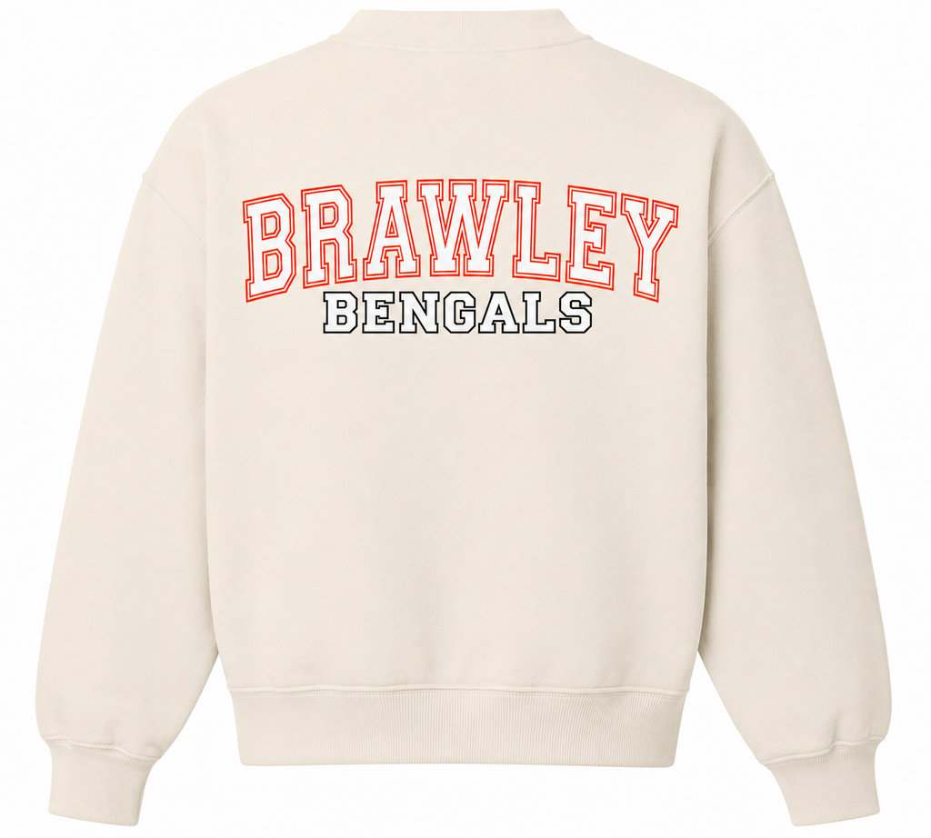 Brawley Bengals Ladies Slouchy Crew