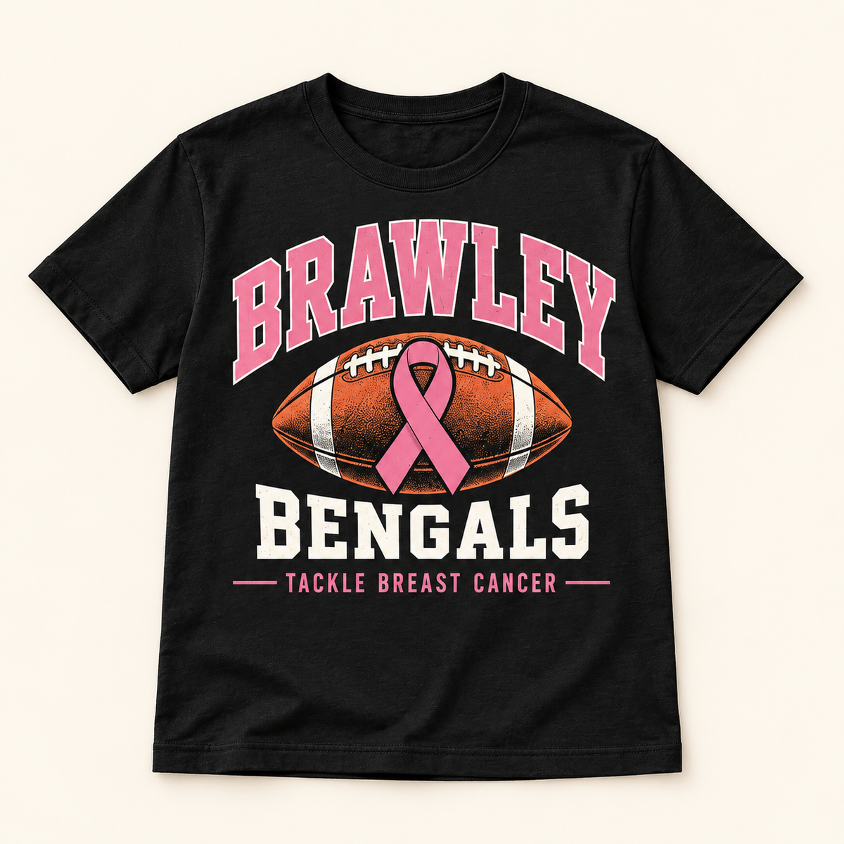 Brawley Bengals Tackle Breast Cancer T-Shirt
