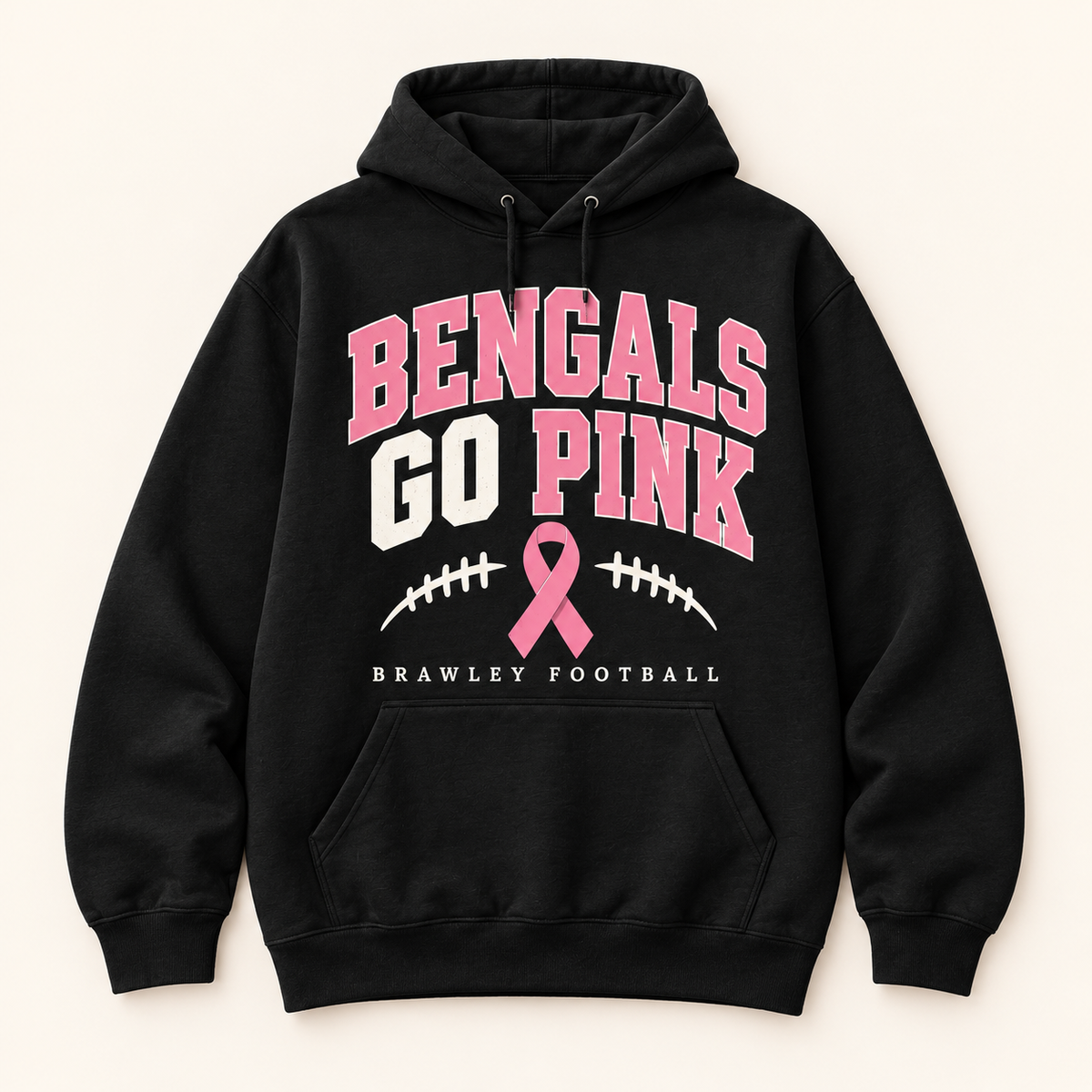 Brawley Bengals Go Pink Hoodie