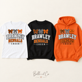 Bengals Bow Club Brawley cheer design on tee, crewneck, hoodie