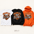 Cheer Sweetheart Brawley cheer design on tee, crewneck, hoodie