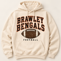 Brawley Bengals Stacked Football hoodie