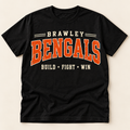 Brawley Bengals Build Fight Win short-sleeve T-shirt