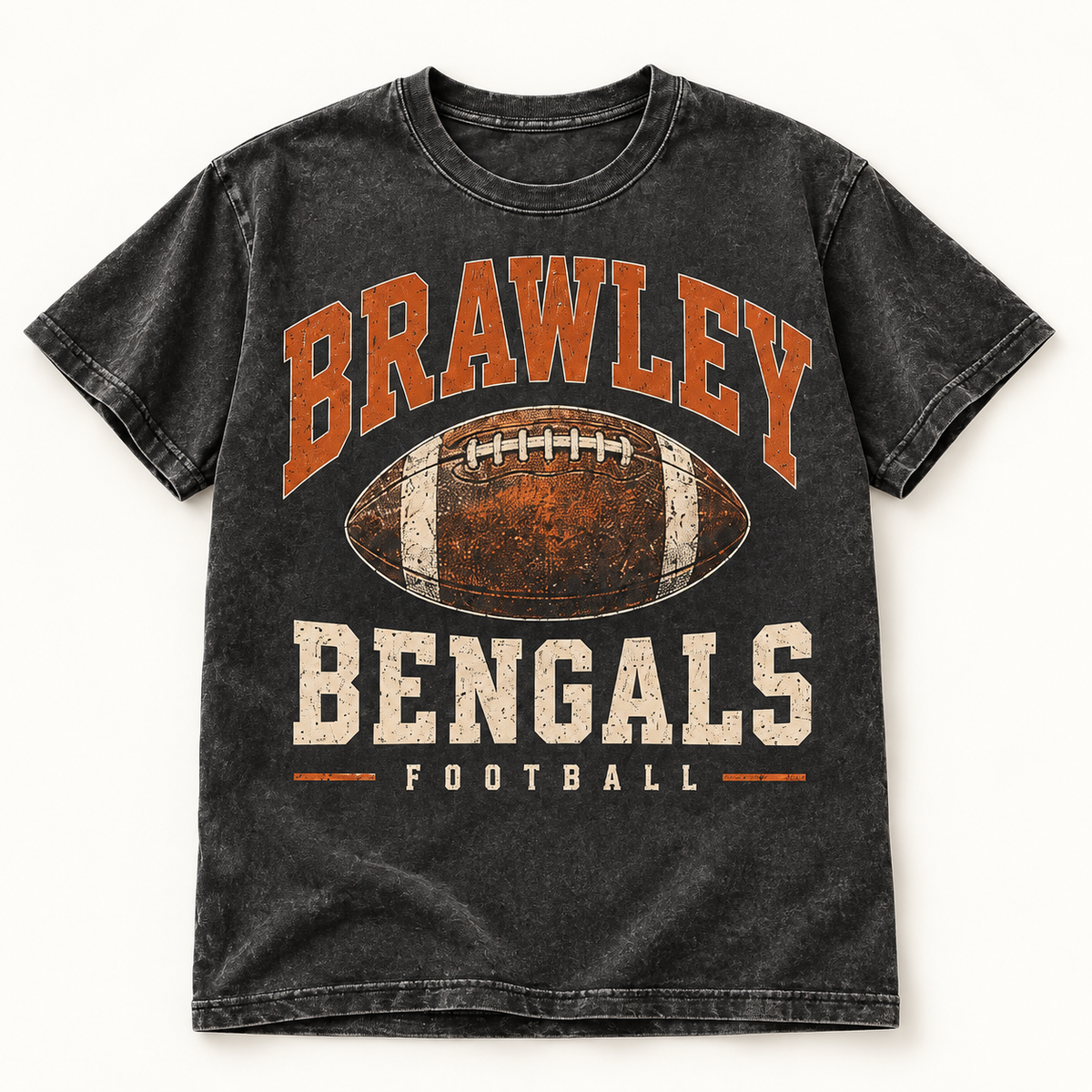 Brawley Bengals Vintage Varsity Football Tee
